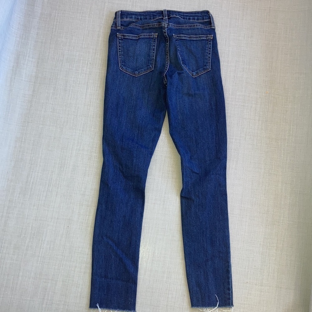 Just black size 24 distressed mid rise, skinny jeans - Picture 2 of 6